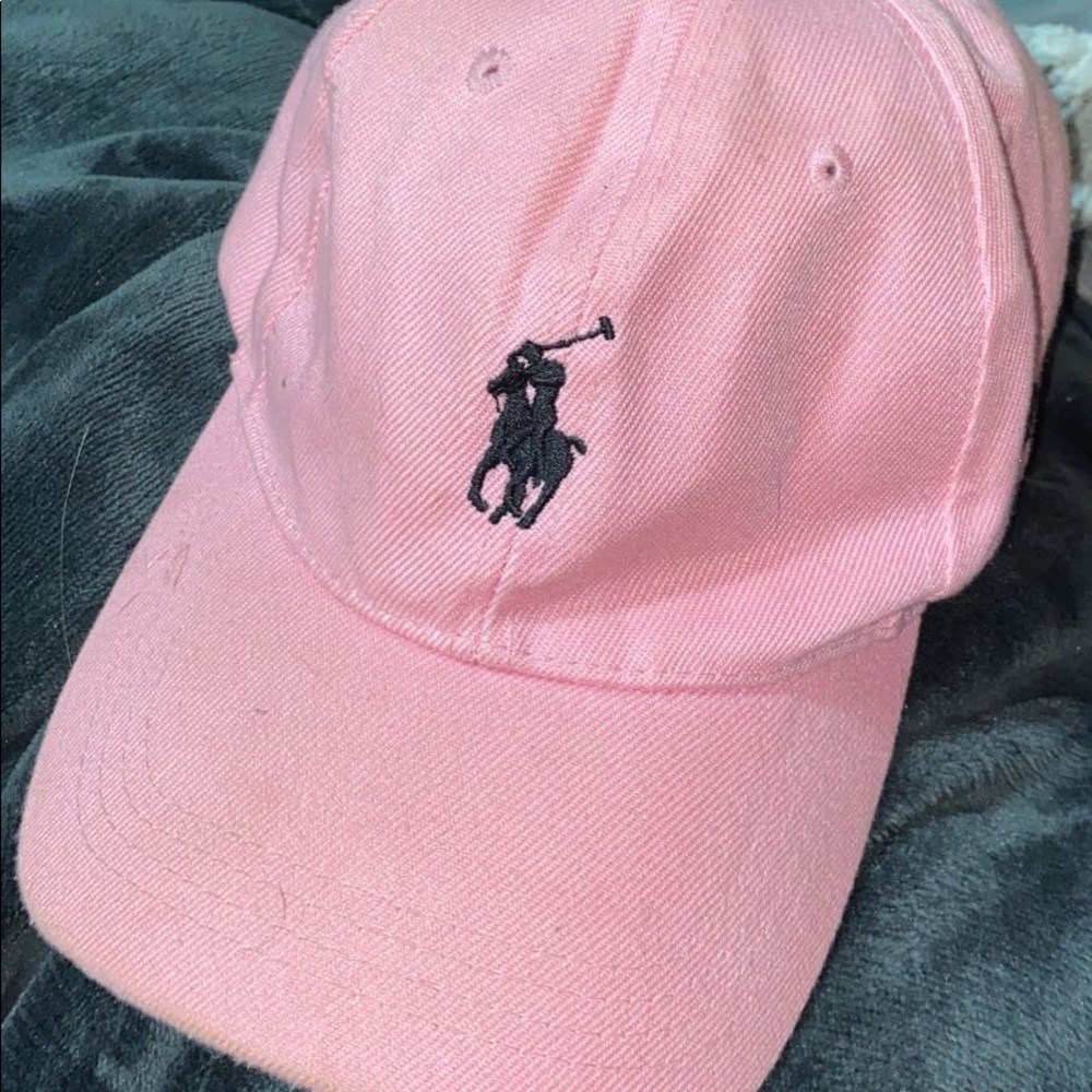 pink polo hat